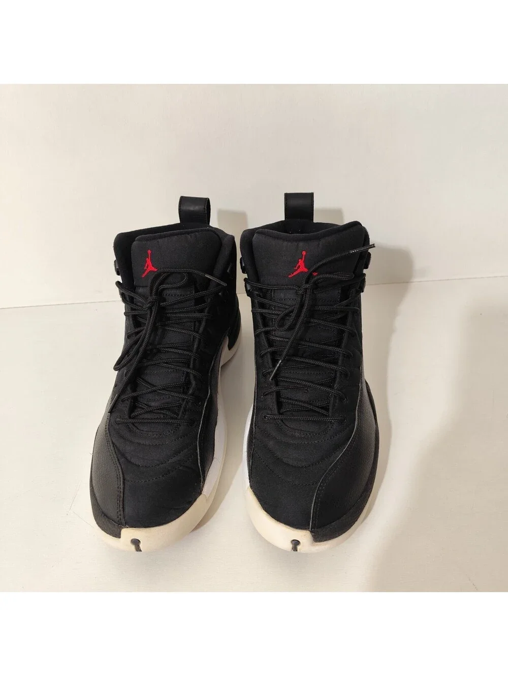 Air Jordan 12 Retro Nylon Neoprene Mens Size 12.5 (130690-004) Black White